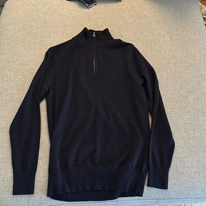 Jcrew men merino wool half zip- brand new